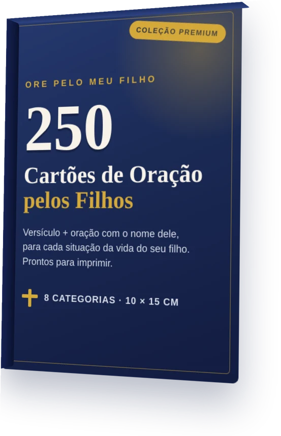 Caixa dos 250 Cartões de Oração pelos Filhos